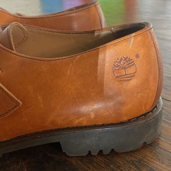 VTG Timberland one strap buckle leather loafers size 9  made in portugal in EUC main image 5